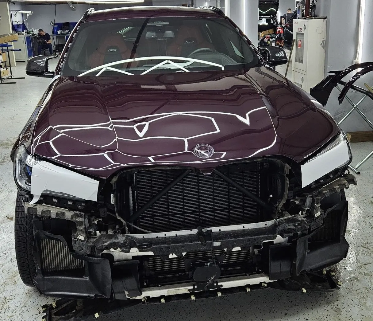 Бронирование пленкой BMW X6