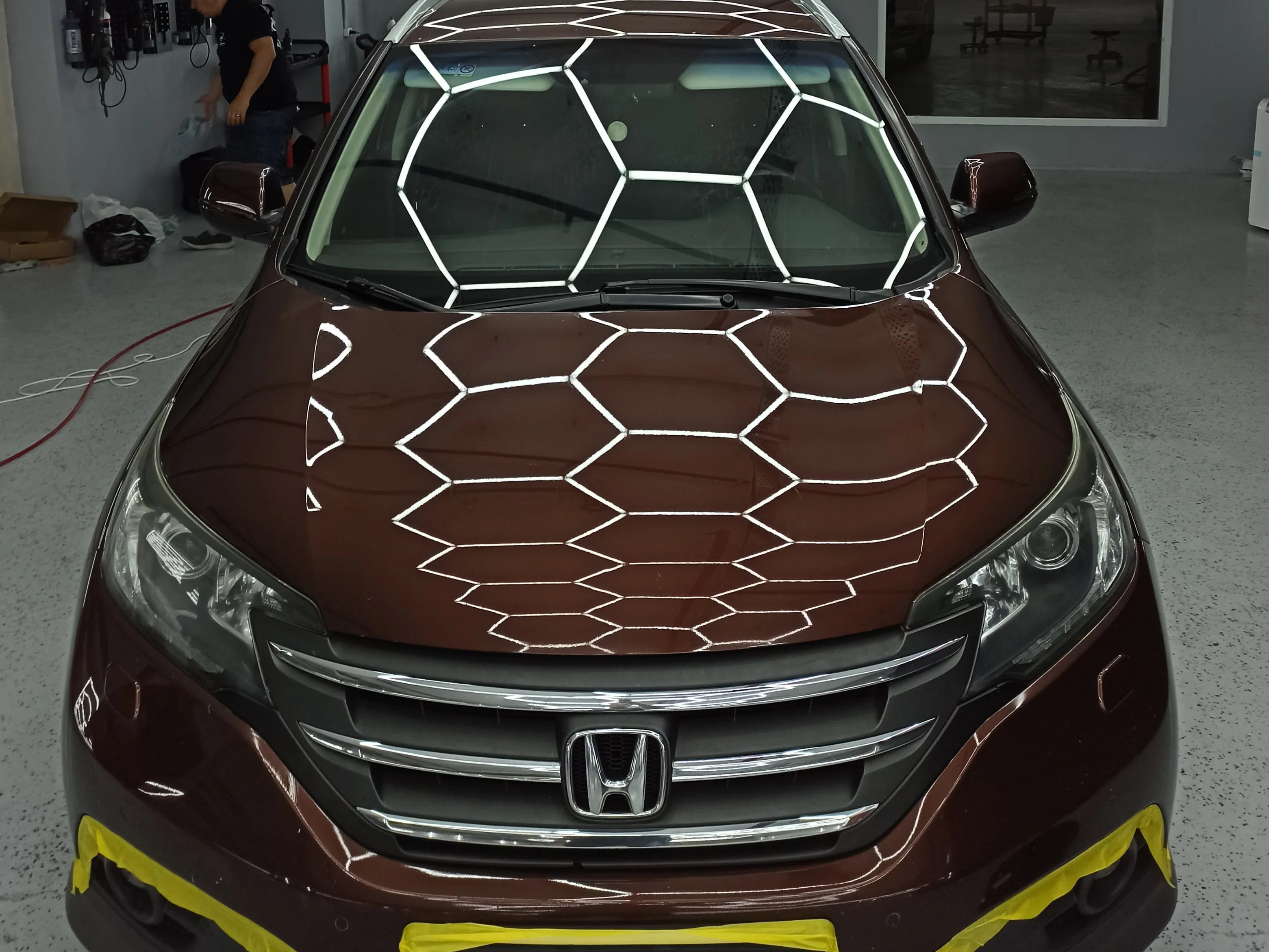 Полировка фар Honda CR-V