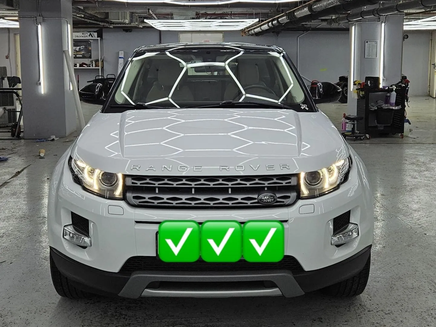 Полная химчистка Land Rover Evoque